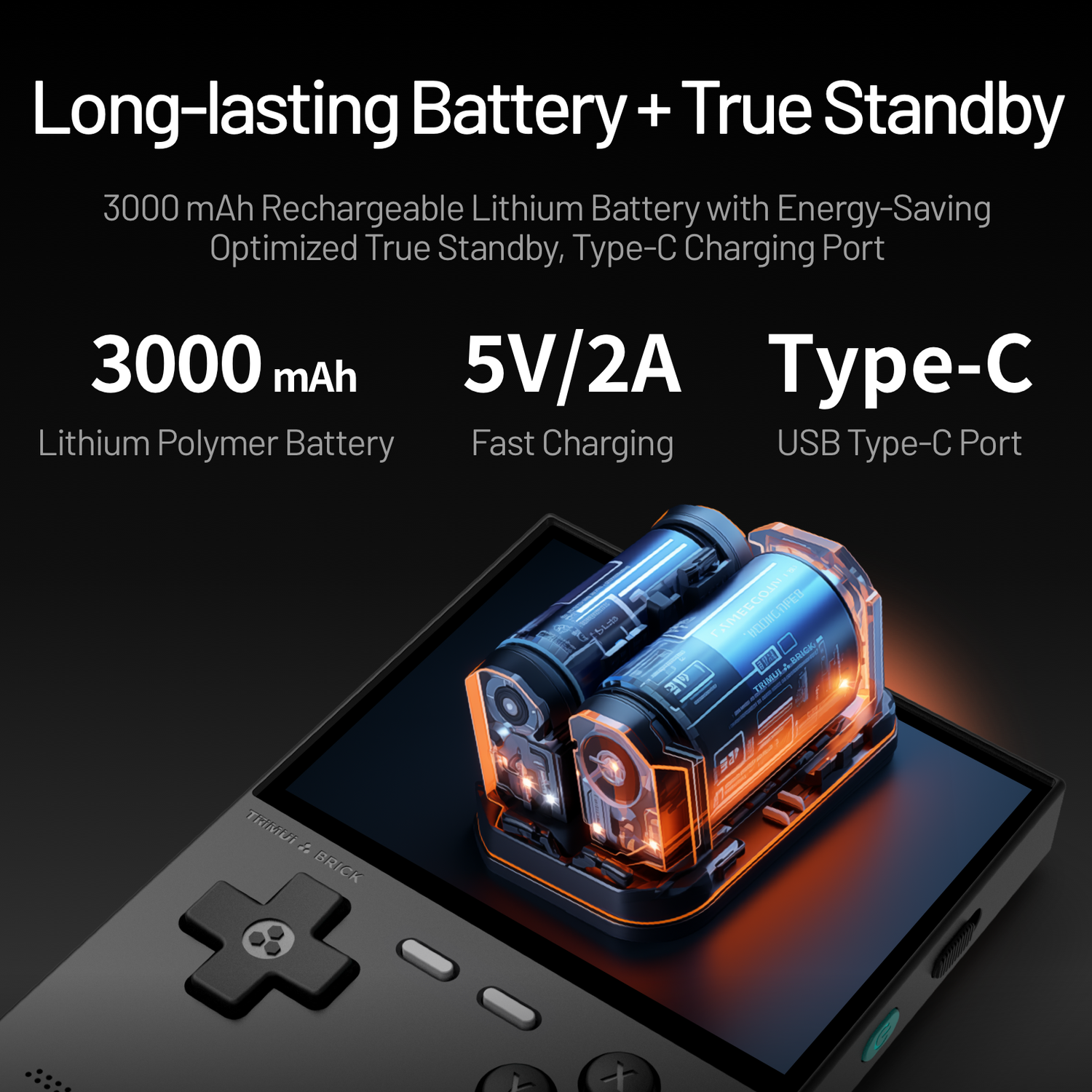 TRIMUI Brick Battery Specs