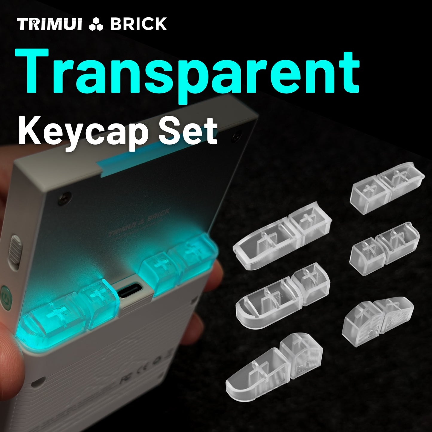 TRIMUI Brick Transparent Keycap Set