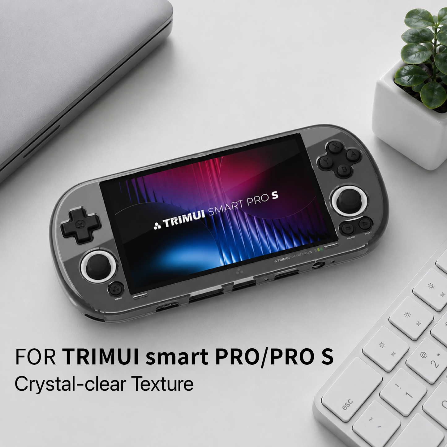 Transparent Protective Case for TRIMUI Smart Pro S Handheld Console
