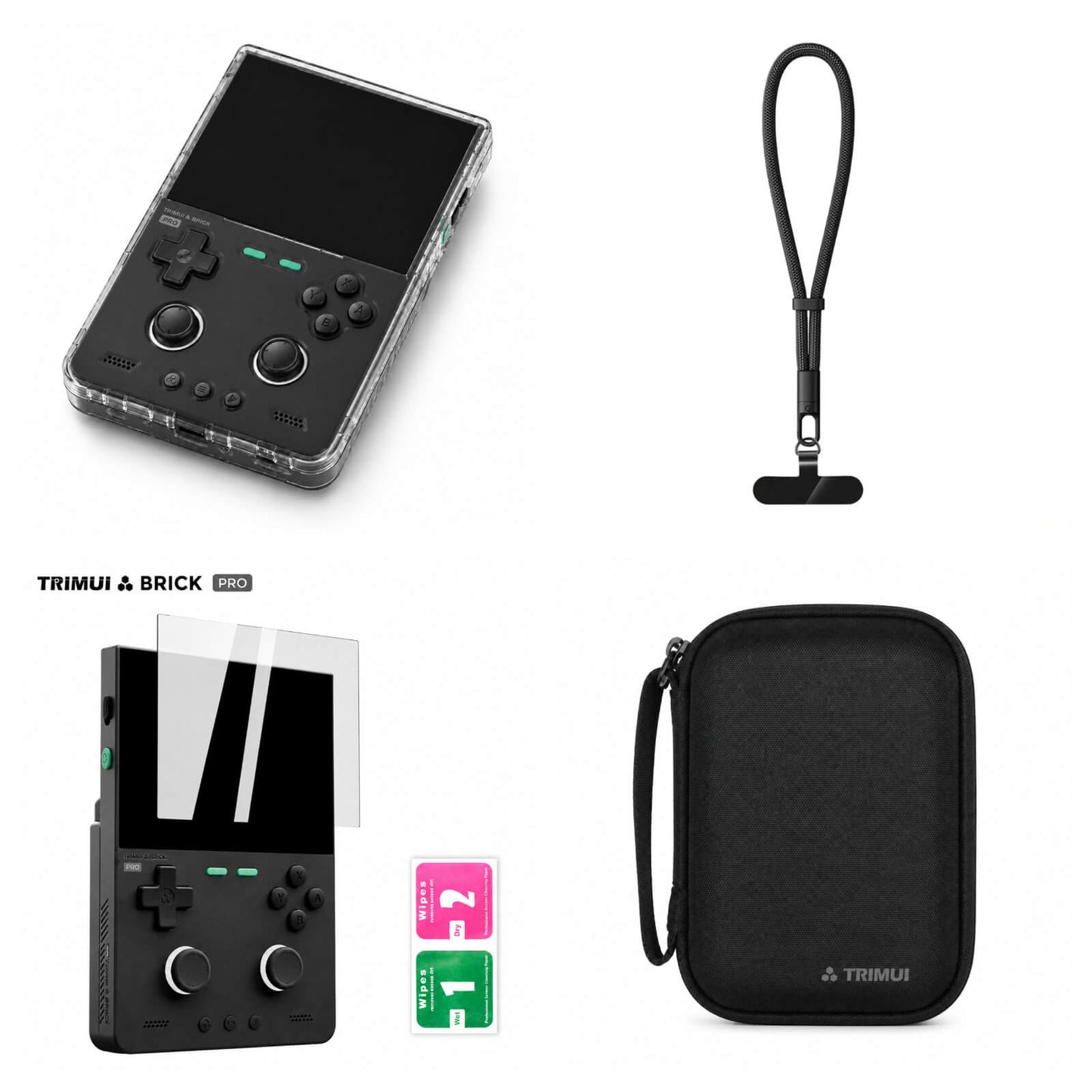 Basic Protection Bundle for TRIMUI Brick Pro/TRIMUI Brick Hammer Pro U
