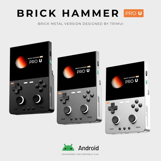 TRIMUI Brick Hammer Pro U Handheld Game Console-3.95 Inch IPS Android Gaming Device