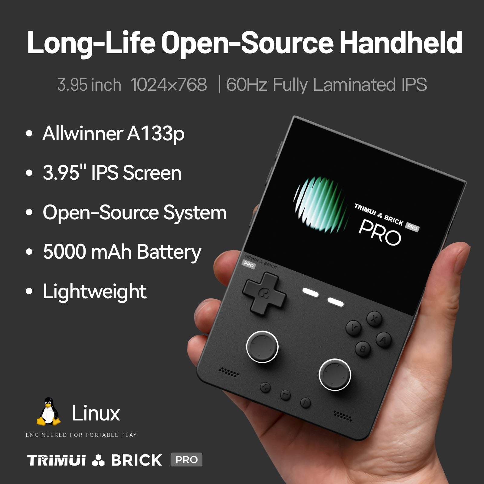 TRIMUI Brick Pro Handheld Game Console – TRIMUI Store