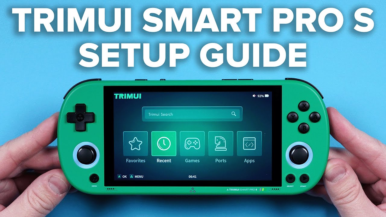Cargar video: TrimUI Smart Pro S Starter Setup Guide! (Firmware, Roms, Tweaks)